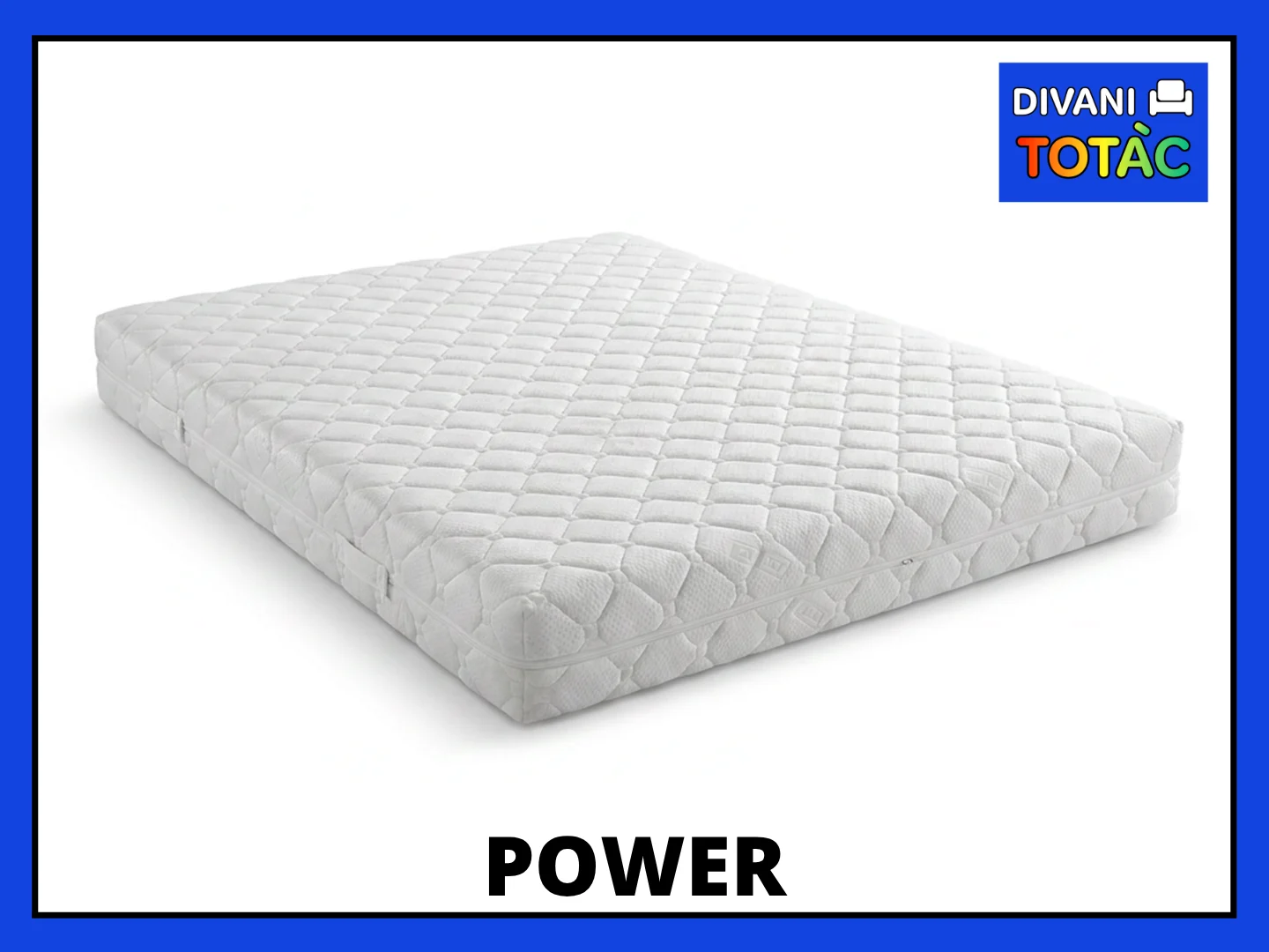 Materasso Power bianco trapuntato Divani Totàc